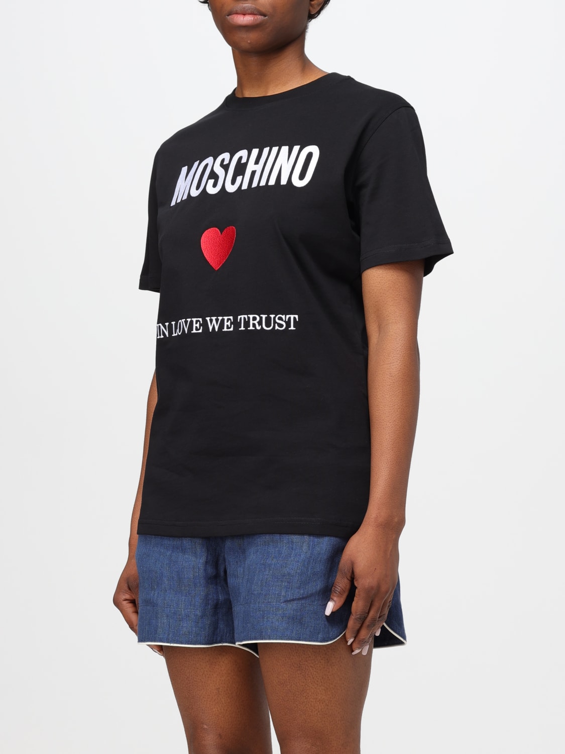 MOSCHINO COUTURE CAMISETA: Camiseta mujer Moschino Couture, Negro - Img 3