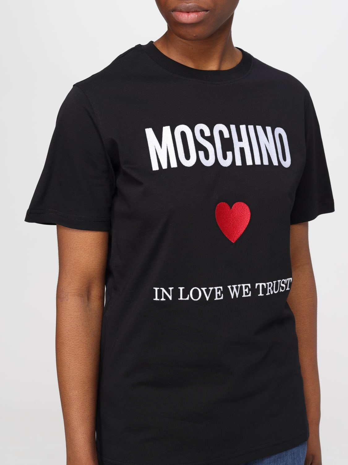 MOSCHINO COUTURE CAMISETA: Camiseta mujer Moschino Couture, Negro - Img 4