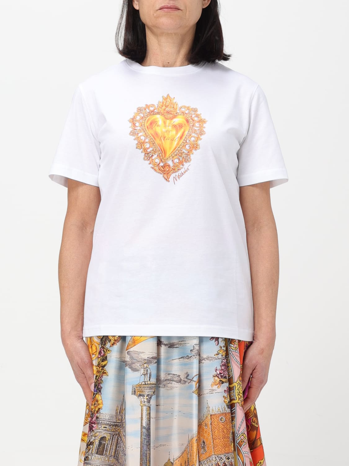 MOSCHINO COUTURE T-SHIRT: T-shirt woman Moschino Couture, White - Img 1