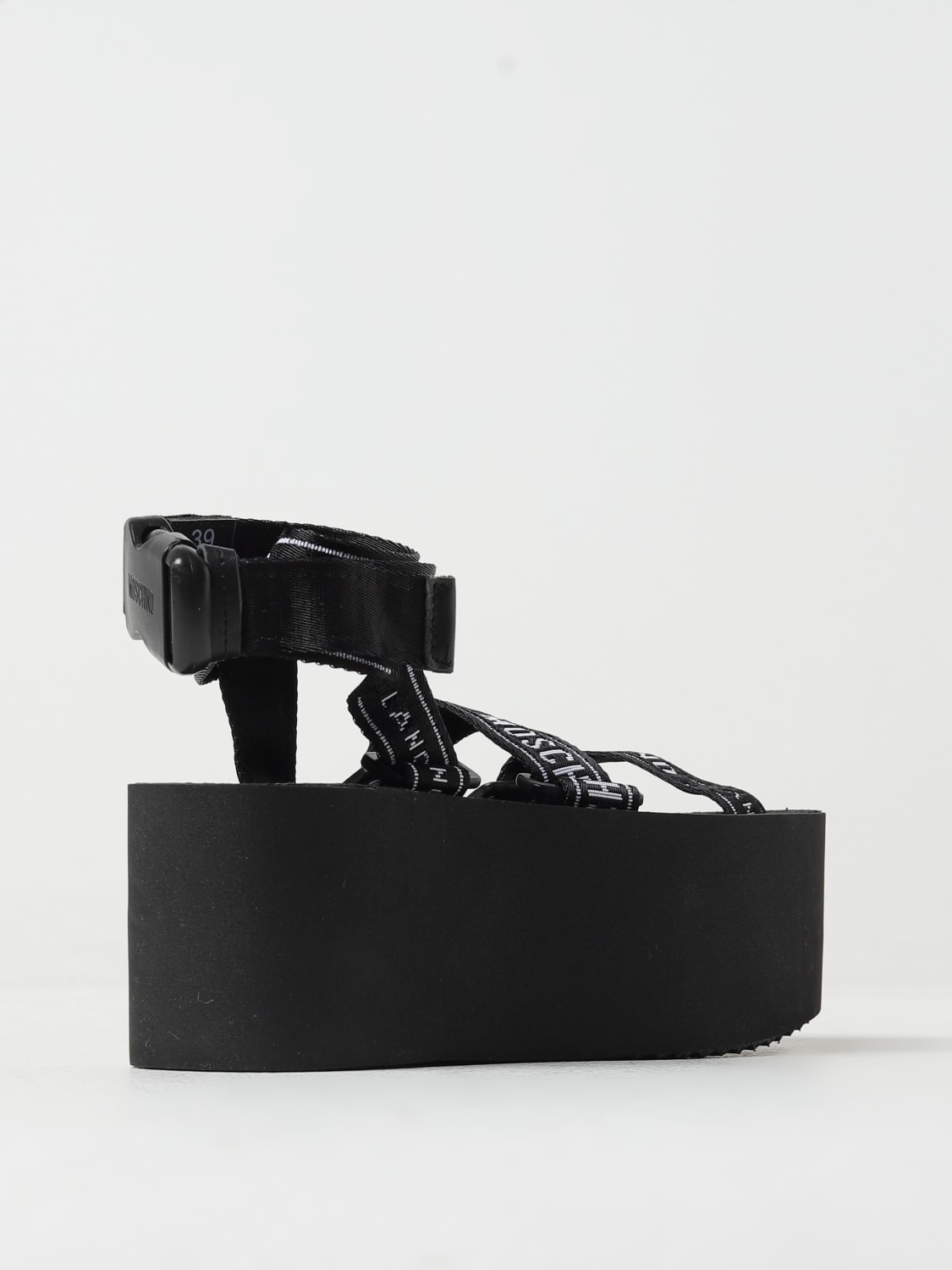 MOSCHINO COUTURE WEDGE SHOES: Shoes woman Moschino Couture, Black - Img 3