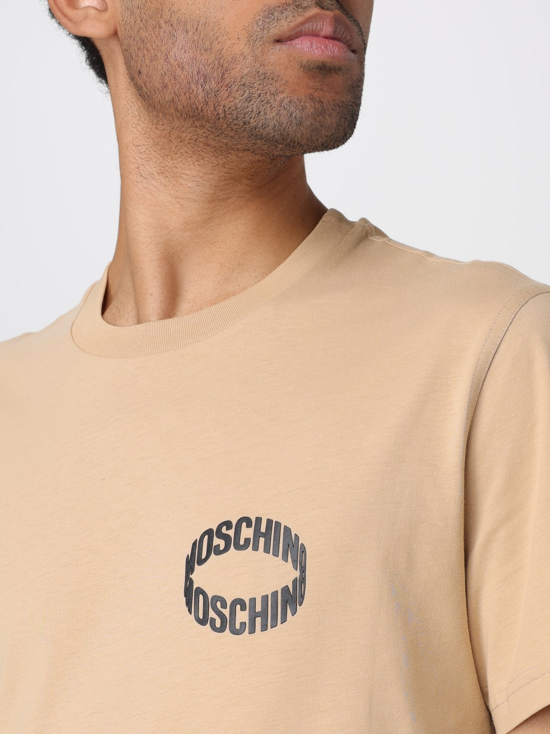 MOSCHINO COUTURE Tシャツ: Tシャツ メンズ Moschino Couture, ベージュ - Img 3