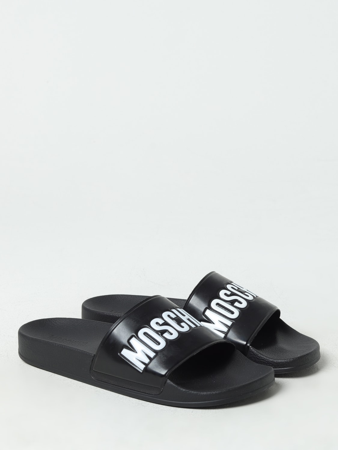 MOSCHINO COUTURE SANDALIAS: Zapatos hombre Moschino Couture, Negro - Img 2