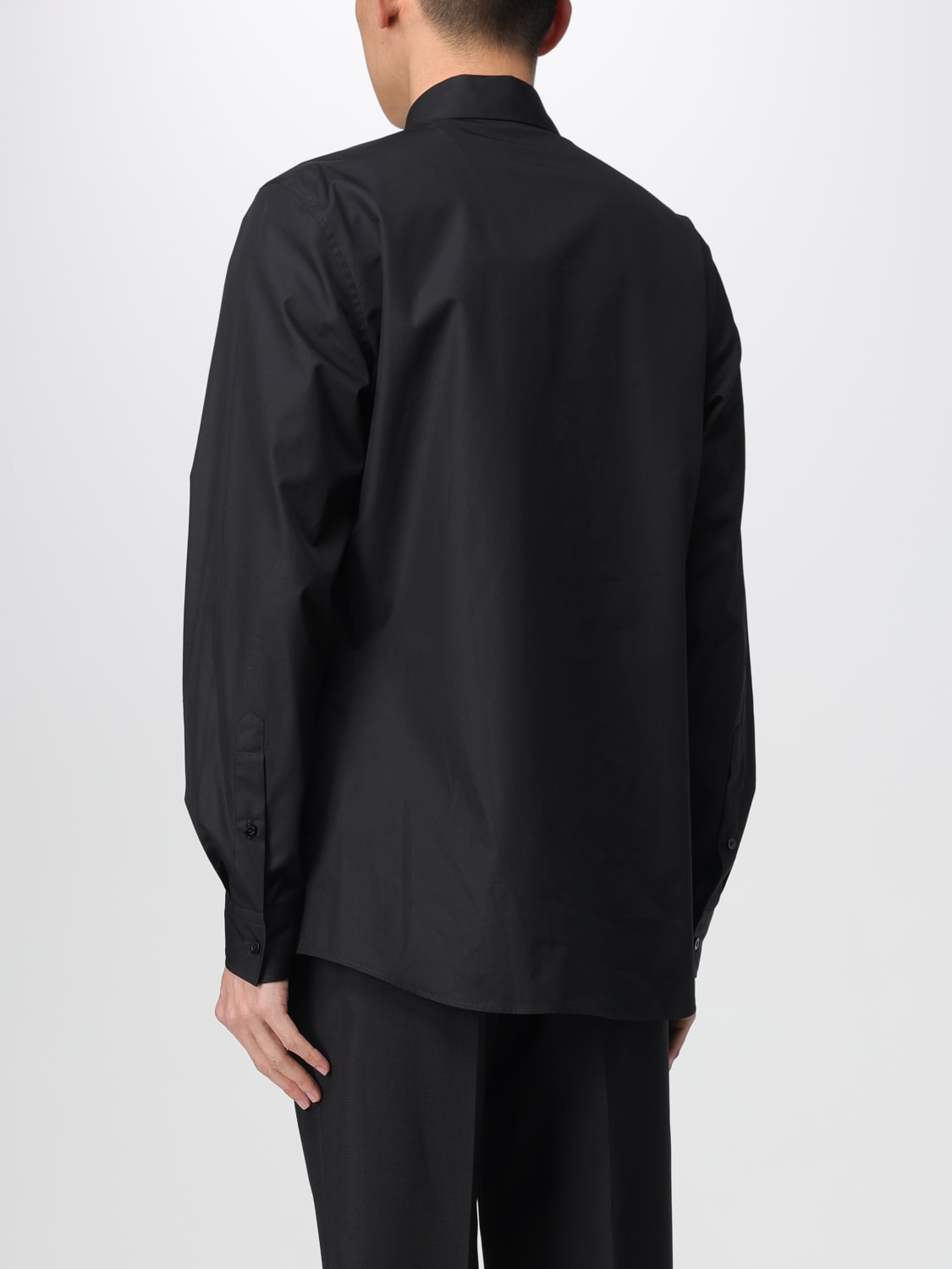 MOSCHINO COUTURE CAMISA: Camisa hombre Moschino Couture, Negro - Img 2