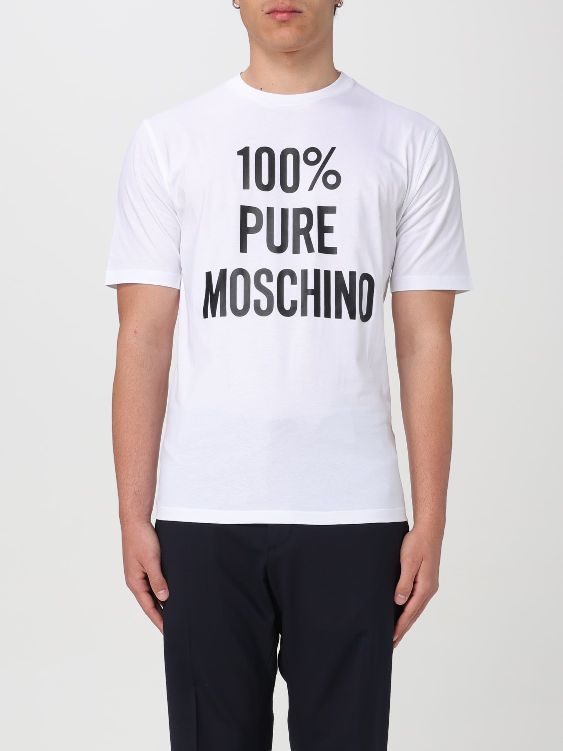 MOSCHINO COUTURE Tシャツ: Tシャツ メンズ Moschino Couture, ホワイト - Img 1