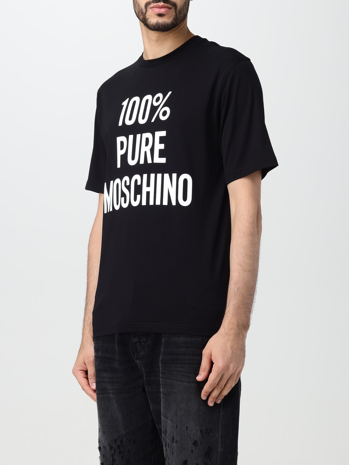 MOSCHINO COUTURE Tシャツ: Tシャツ メンズ Moschino Couture, ブラック - Img 3