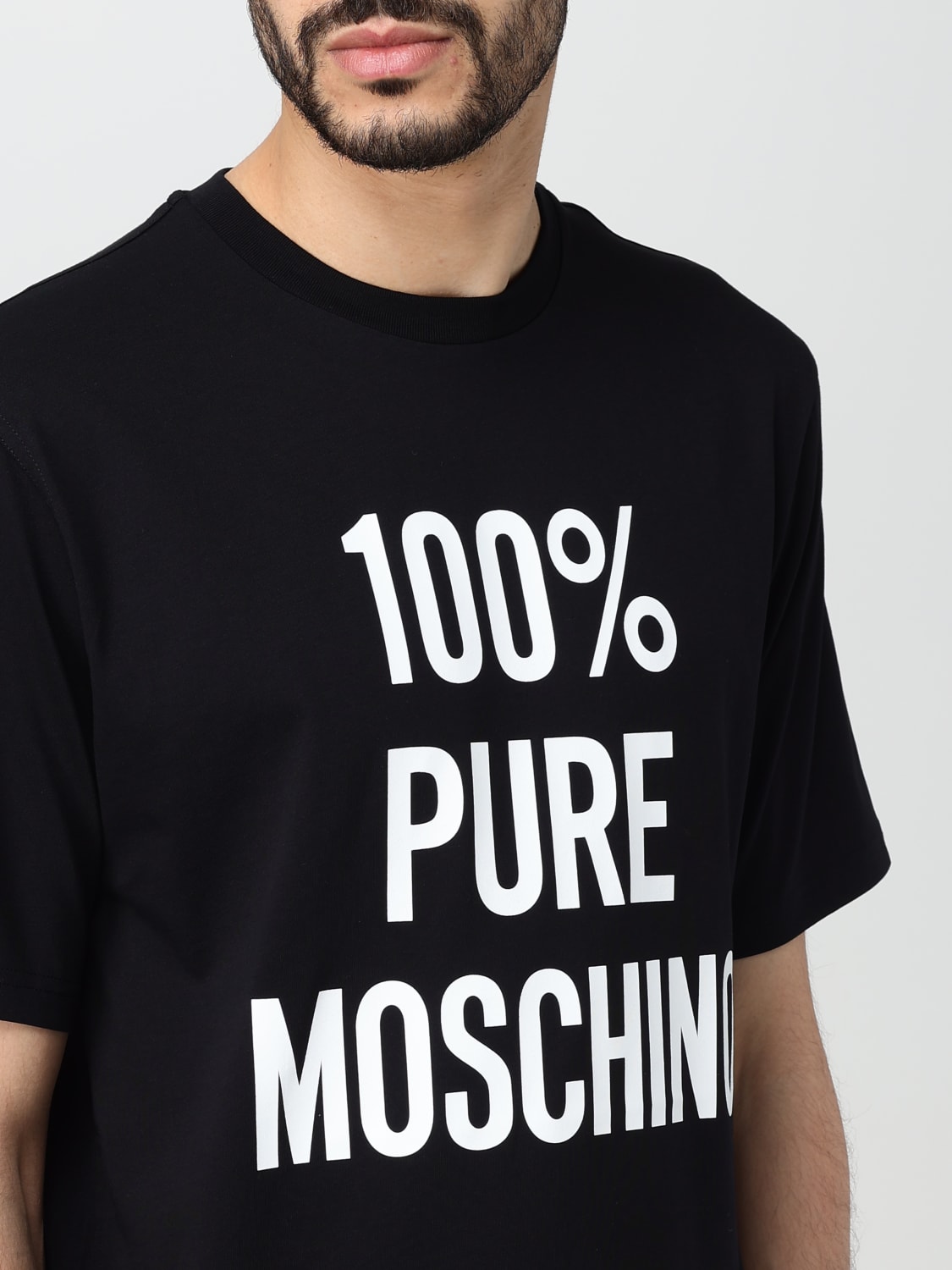 MOSCHINO COUTURE Tシャツ: Tシャツ メンズ Moschino Couture, ブラック - Img 4