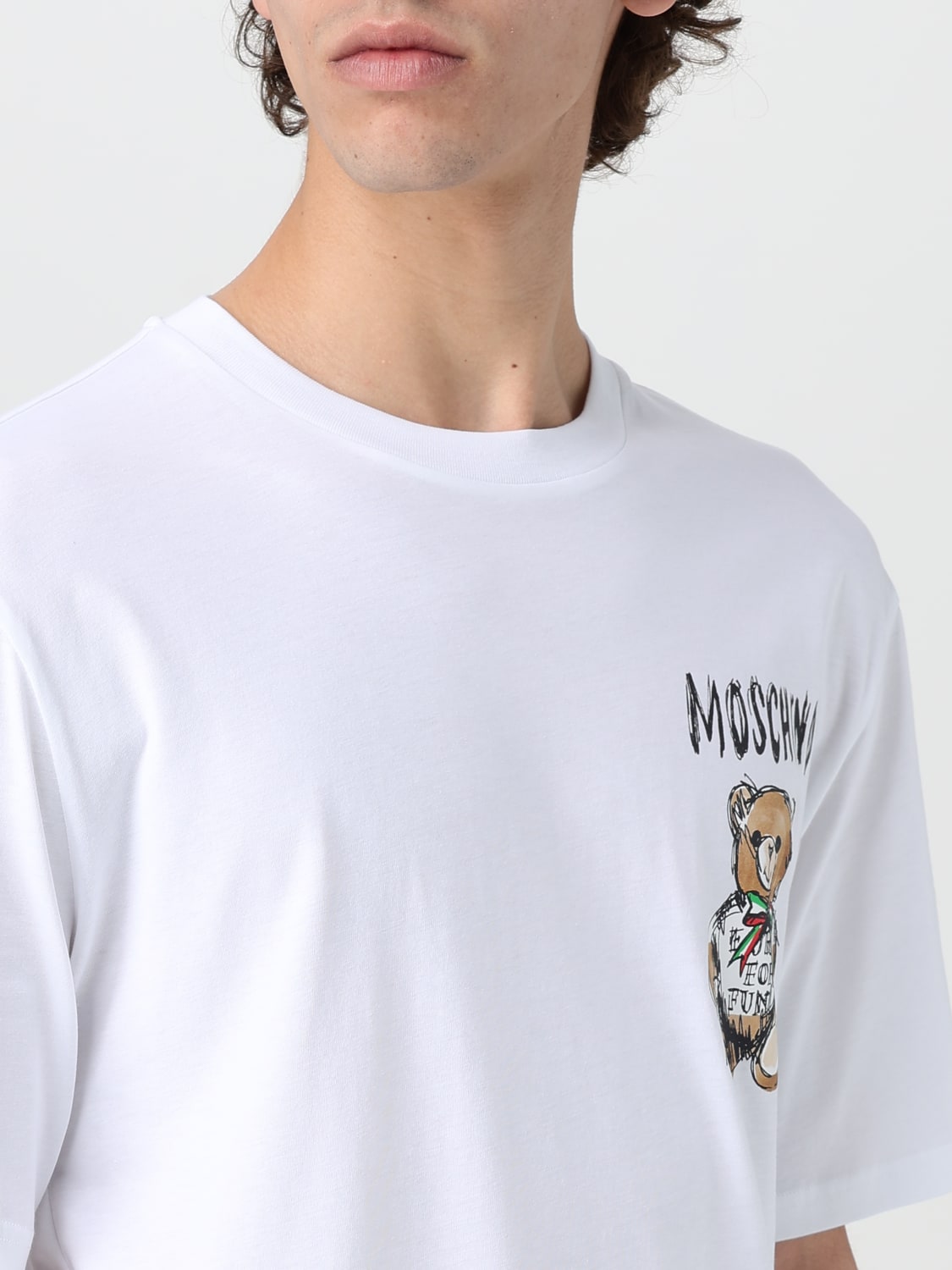 MOSCHINO COUTURE T-SHIRT: T-shirt men Moschino Couture, White - Img 4