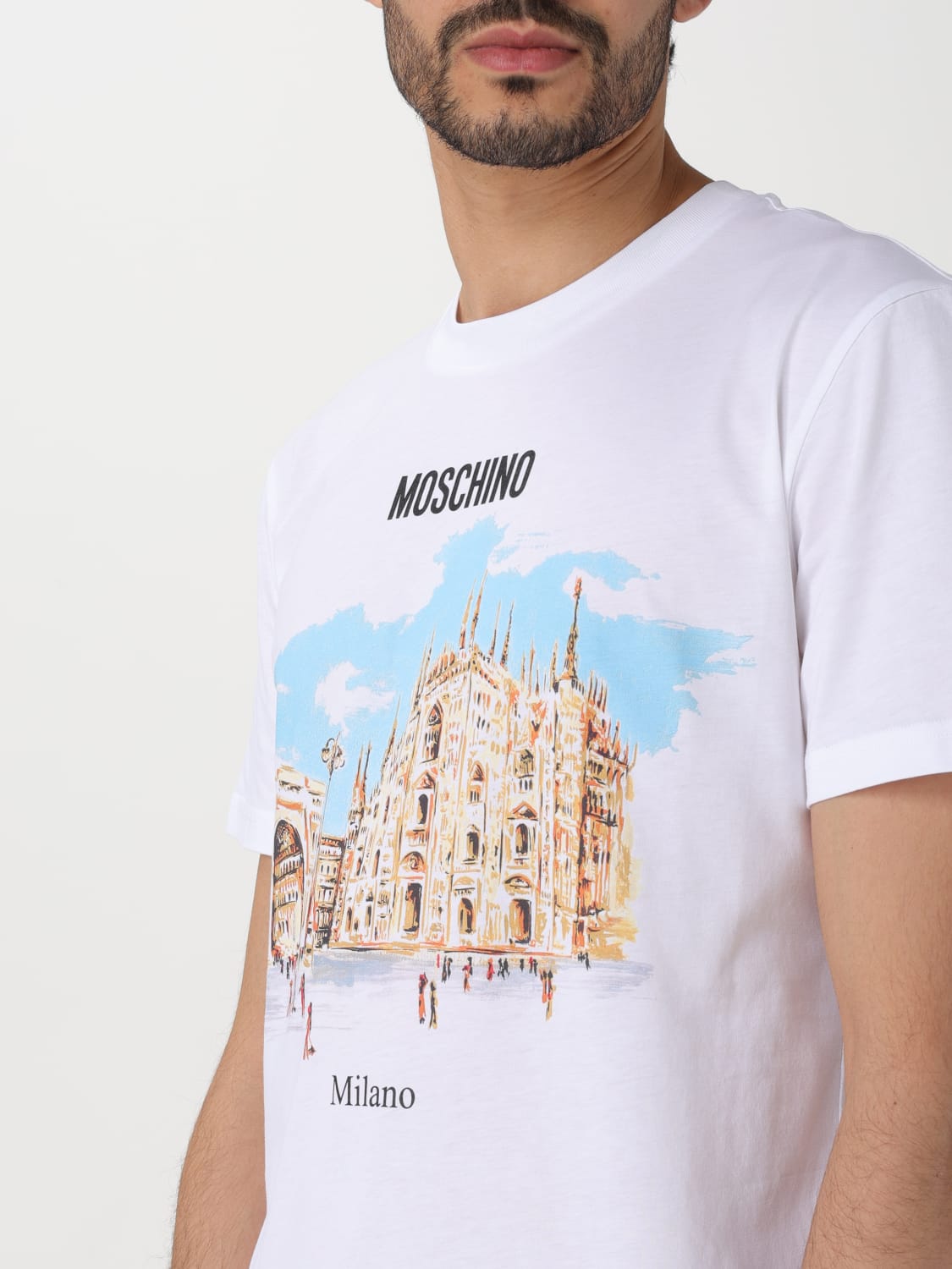 MOSCHINO COUTURE Tシャツ: Tシャツ メンズ Moschino Couture, ホワイト - Img 3