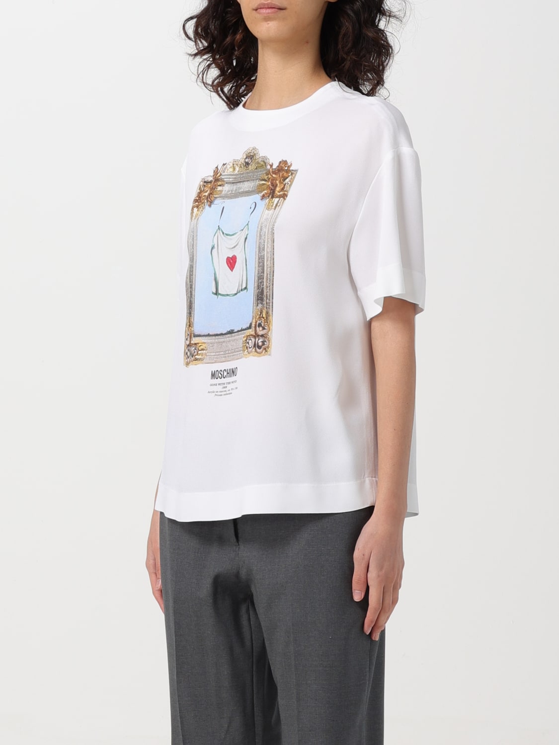 MOSCHINO COUTURE トップス: トップス レディース Moschino Couture, ホワイト - Img 4