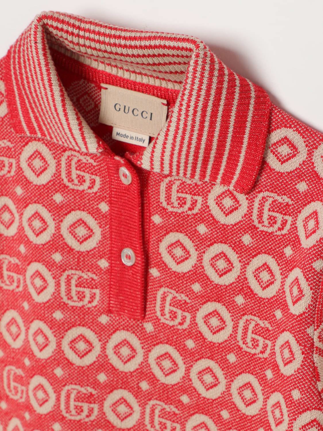 GUCCI KLEID: Kleid kinder Gucci, Rot - Img 3