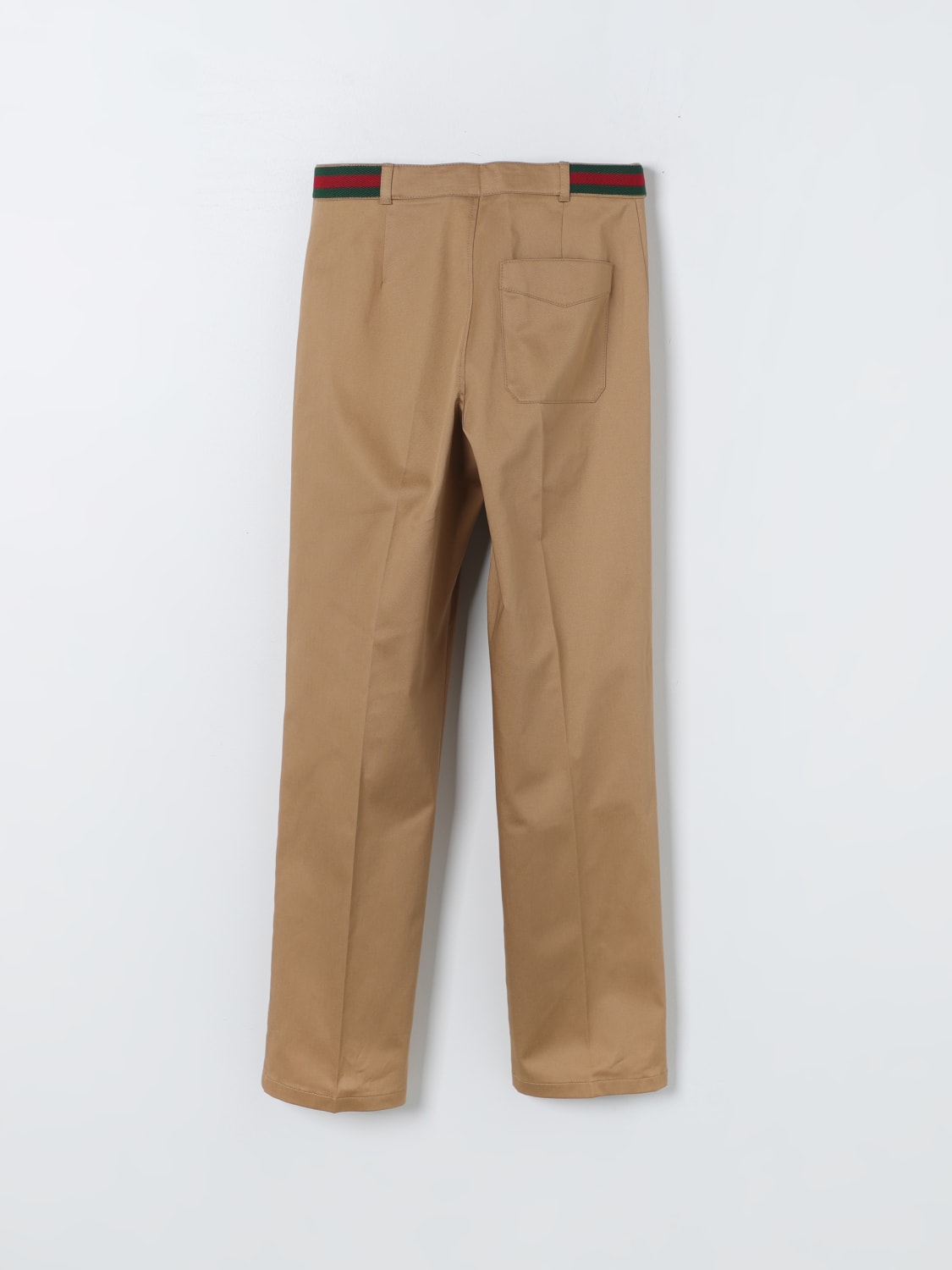 GUCCI PANTALONE: Pantalone classico Gucci, Beige - Img 2