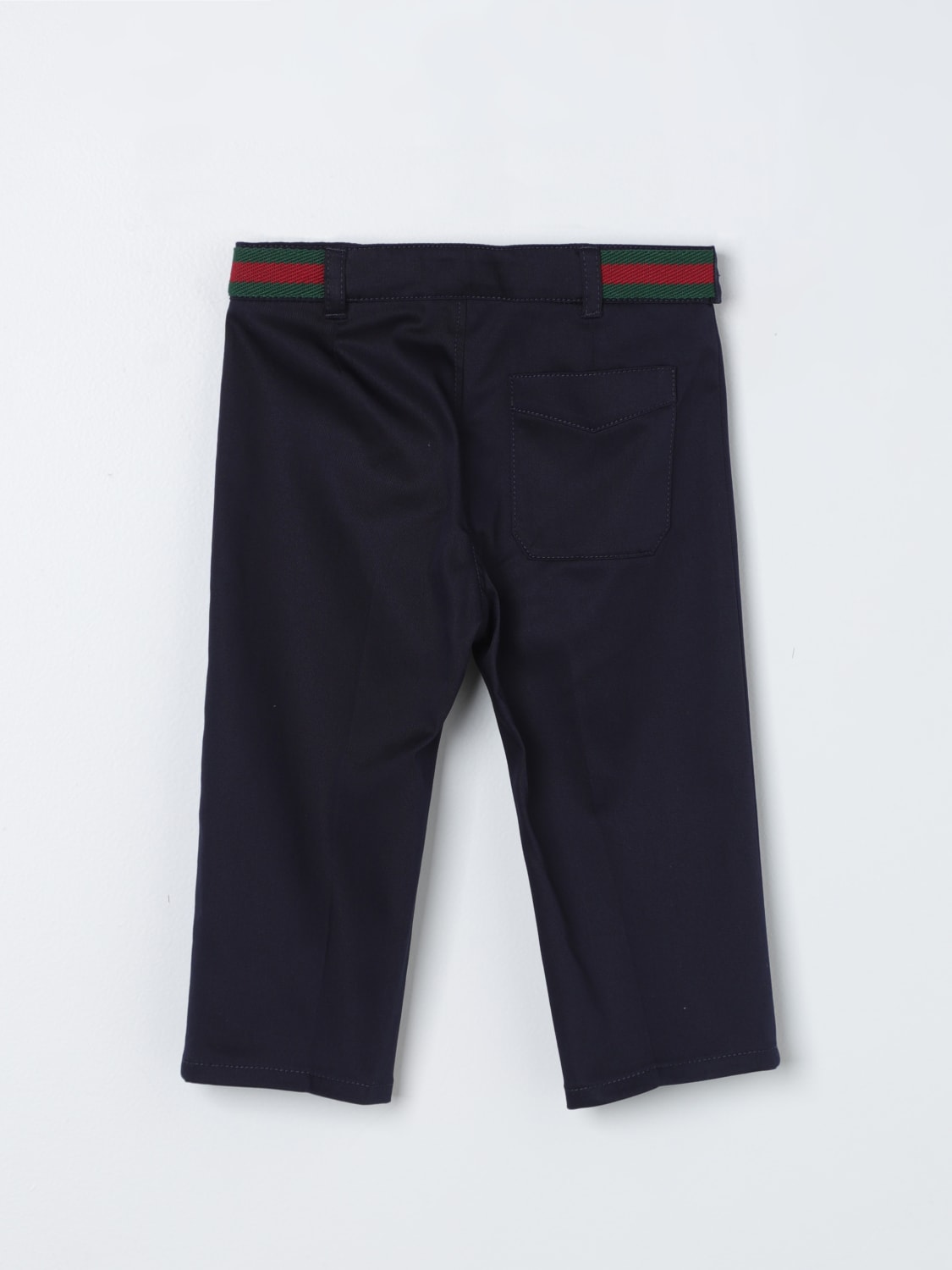 GUCCI PANTALONE: Pantalone Gucci in cotone , Blue - Img 2