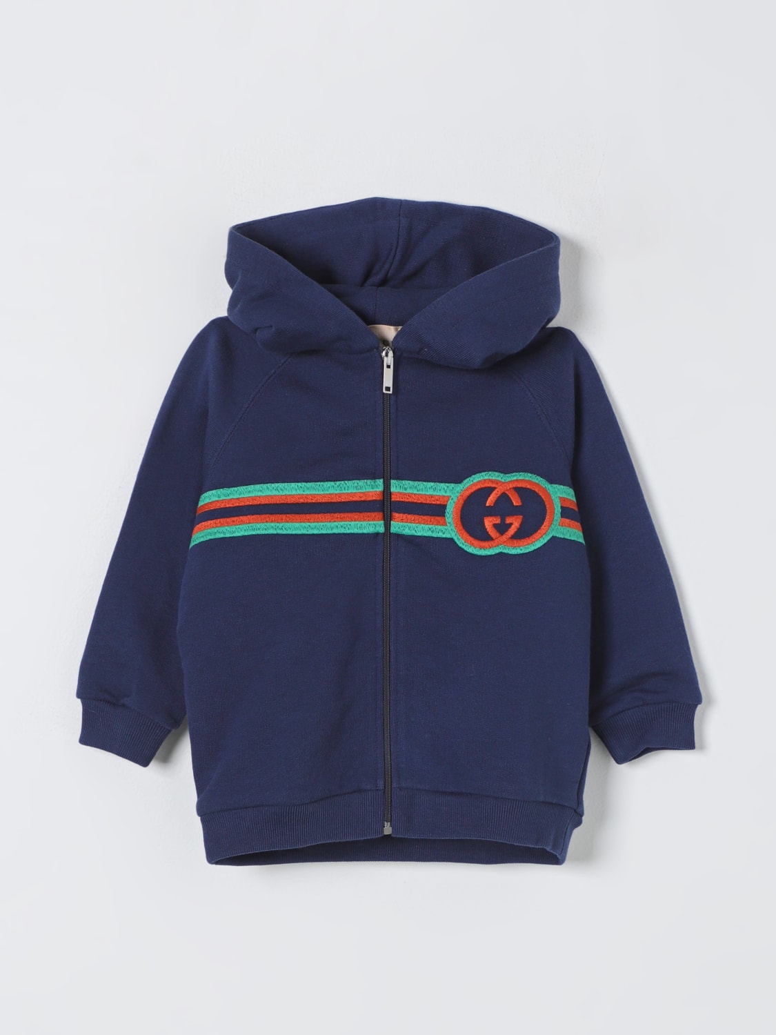 GUCCI SWEATER: Sweater kids Gucci, Blue - Img 1