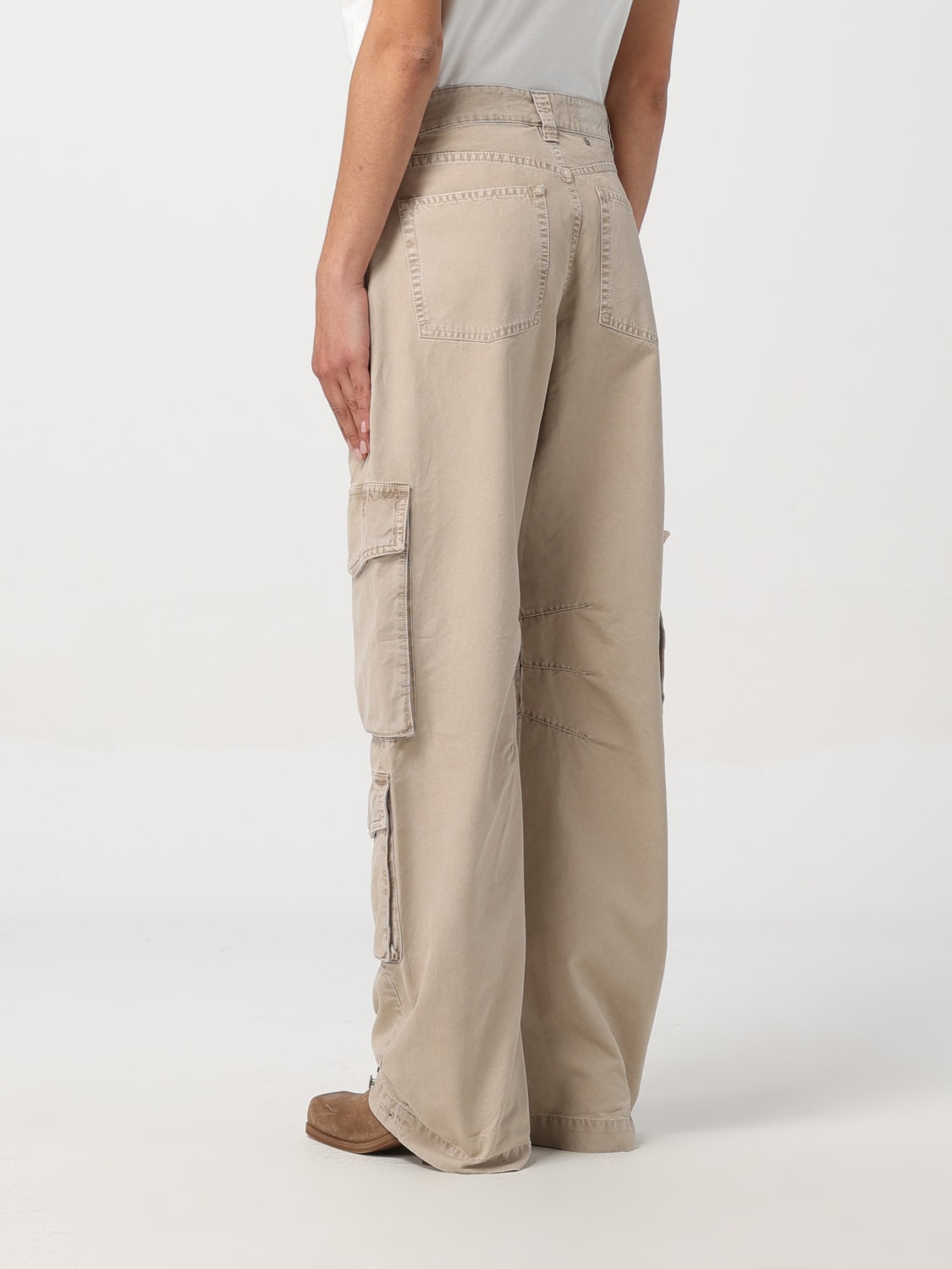 GOLDEN GOOSE PANTS: Pants woman Golden Goose, Beige - Img 3