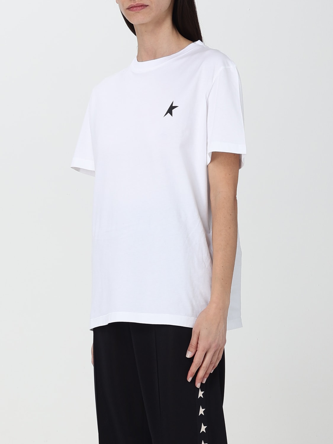 GOLDEN GOOSE T-SHIRT: T-shirt damen Golden Goose, Weiß - Img 4