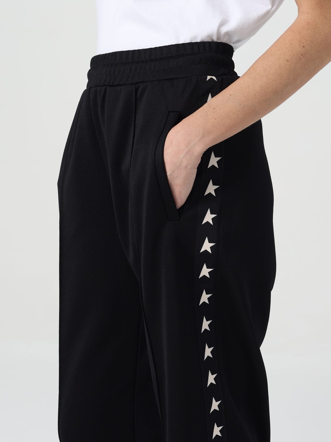 GOLDEN GOOSE HOSE: Hose damen Golden Goose, Schwarz - Img 5