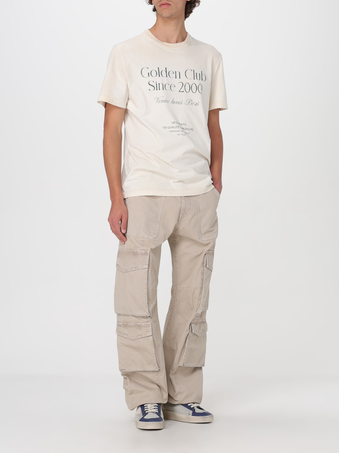 GOLDEN GOOSE PANTALON: Pantalon homme Golden Goose, Beige - Img 2