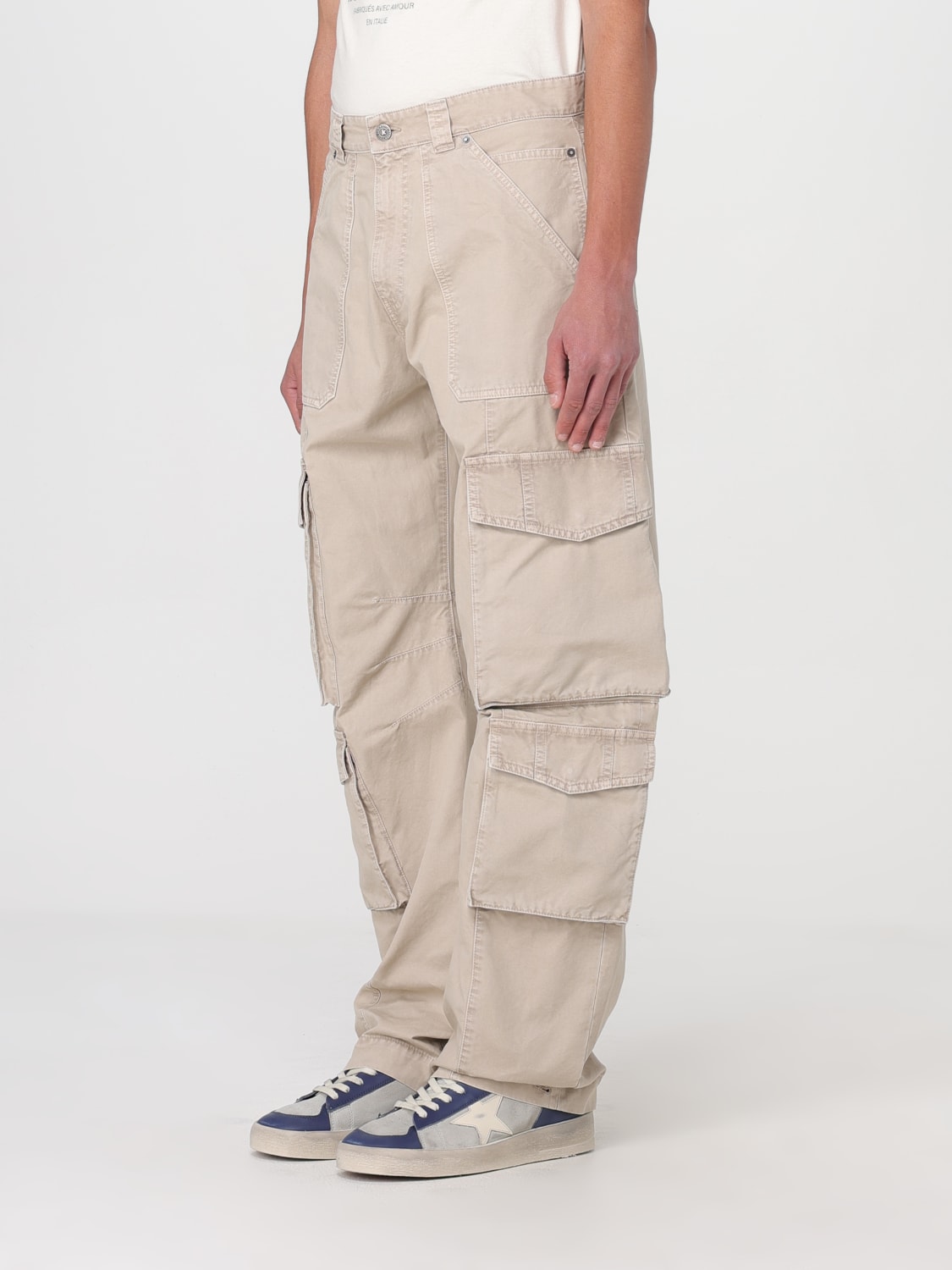 GOLDEN GOOSE PANTALON: Pantalon homme Golden Goose, Beige - Img 4