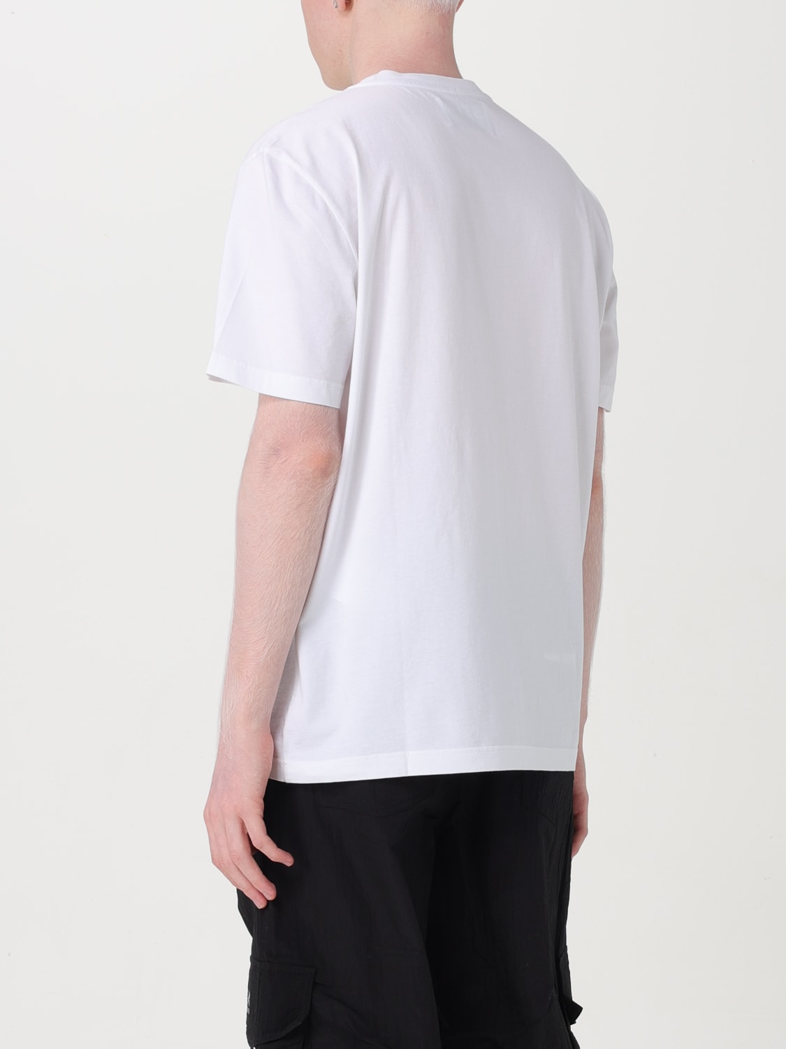Tシャツ・カットソー GOLDEN GOOSE Men T Shirts GMP01220P000593 10364 WHITE GOLDEN GOOSE: T-shirt men - White | Golden Goose t-shirt