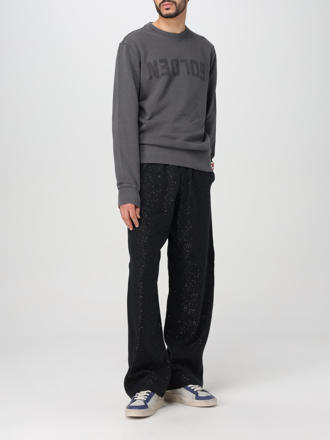 GOLDEN GOOSE SWEATSHIRT: Sweatshirt men Golden Goose, Charcoal - Img 2