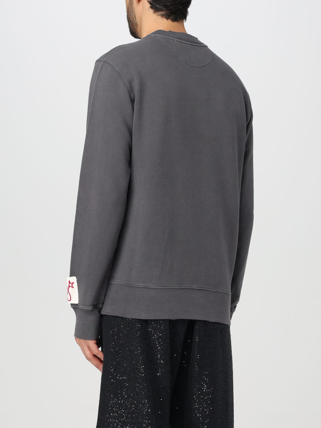 GOLDEN GOOSE SWEATSHIRT: Sweatshirt men Golden Goose, Charcoal - Img 3