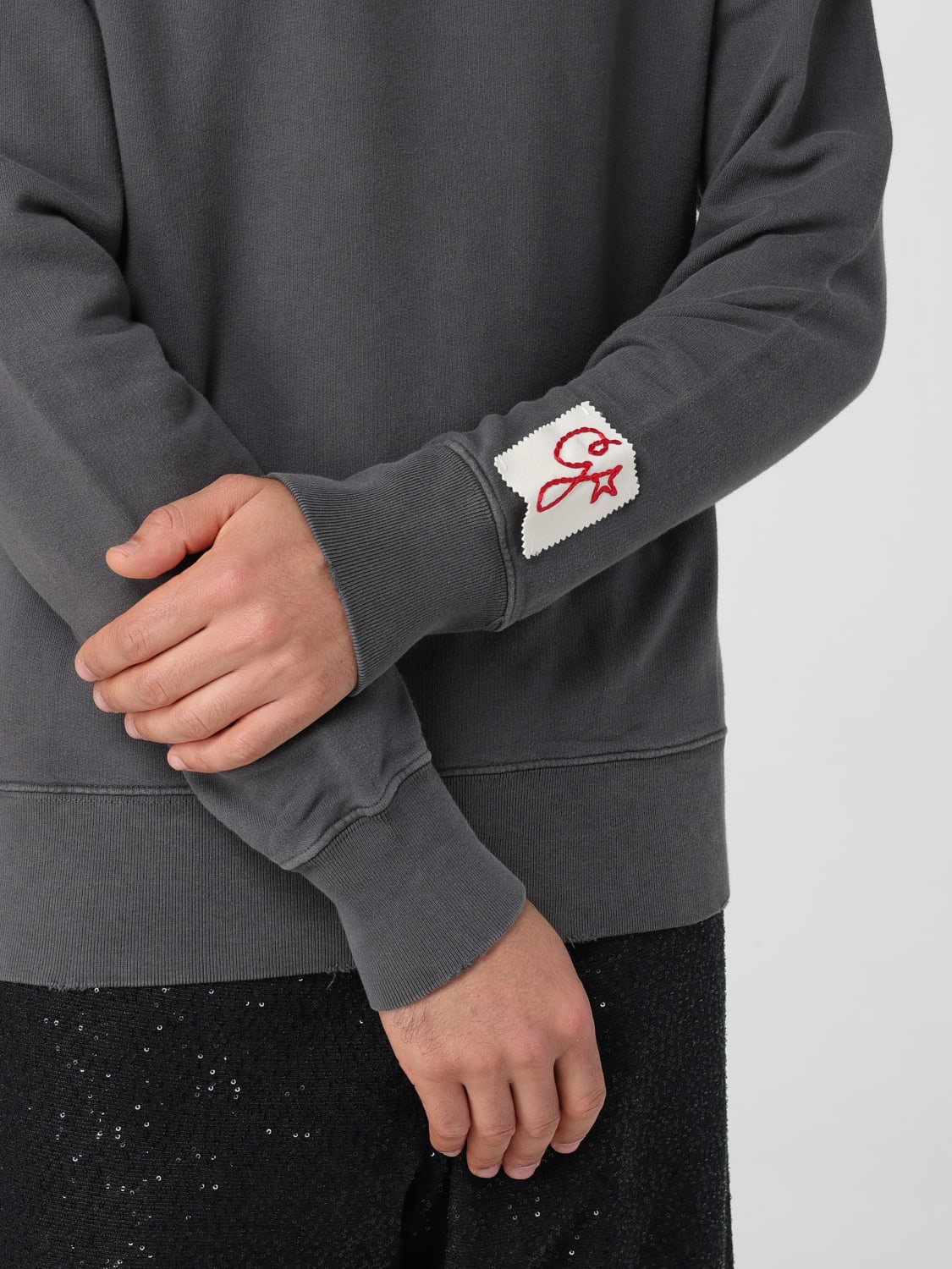 GOLDEN GOOSE SWEATSHIRT: Sweatshirt men Golden Goose, Charcoal - Img 5