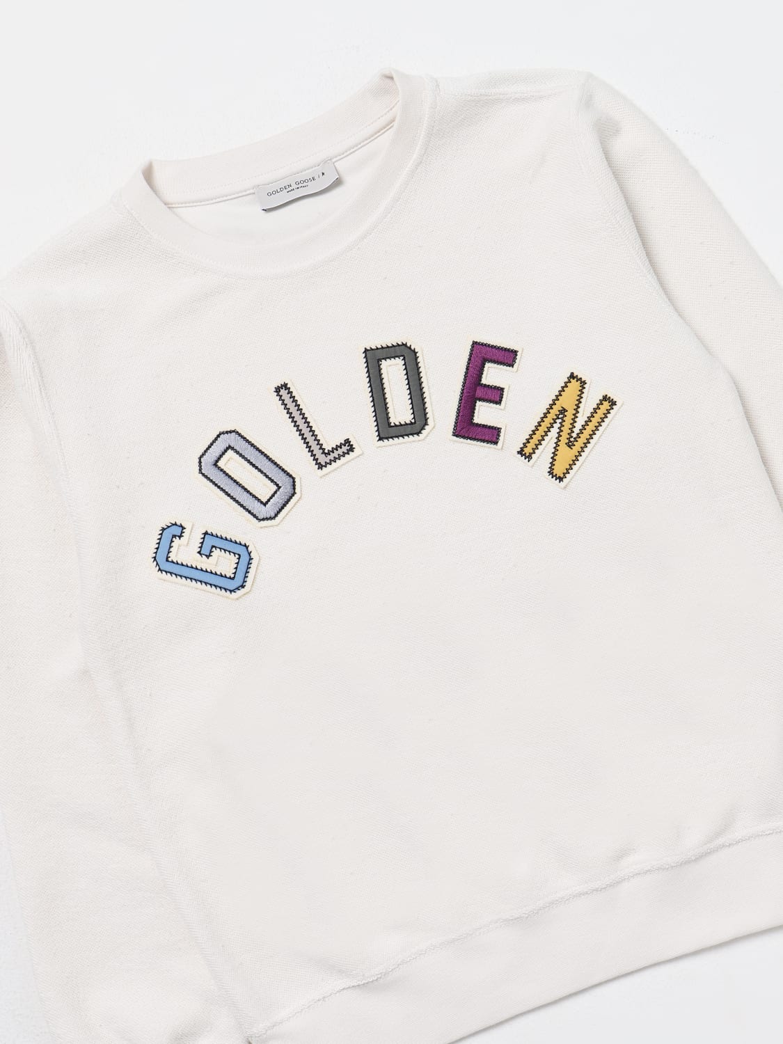 GOLDEN GOOSE 스웨터: 스웨터 남아 Golden Goose, 화이트 - Img 3