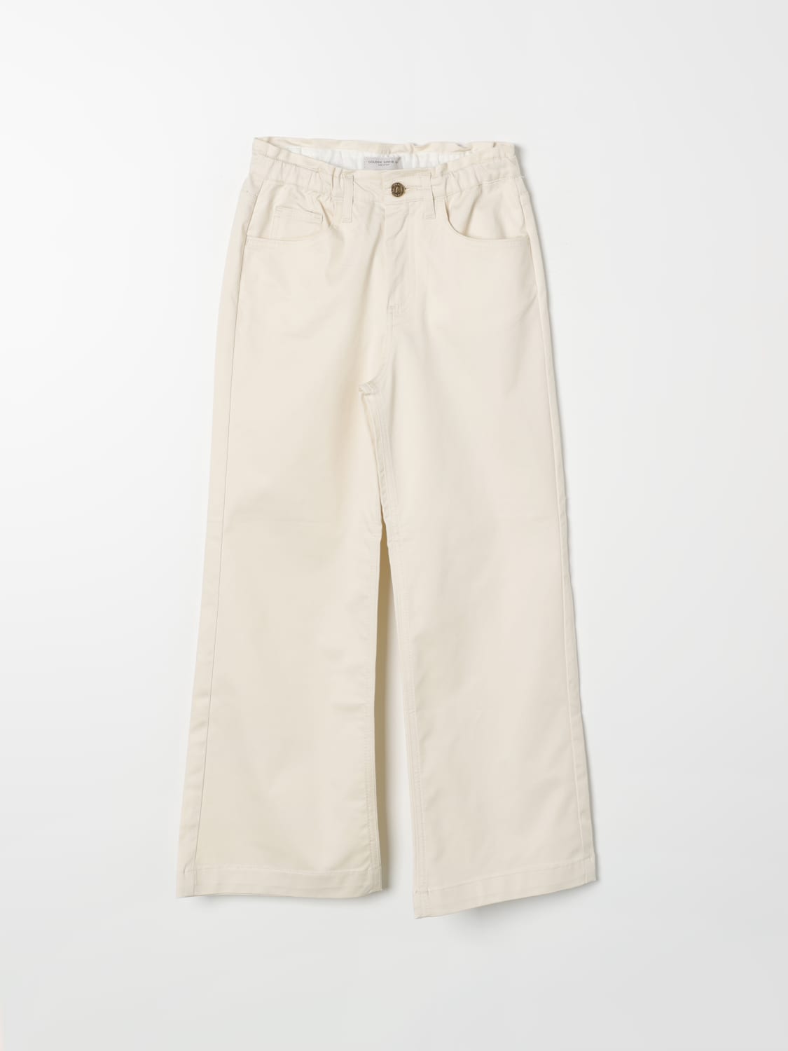 GOLDEN GOOSE PANTALONE: Pantalone Golden Goose in cotone stretch , Bianco - Img 1