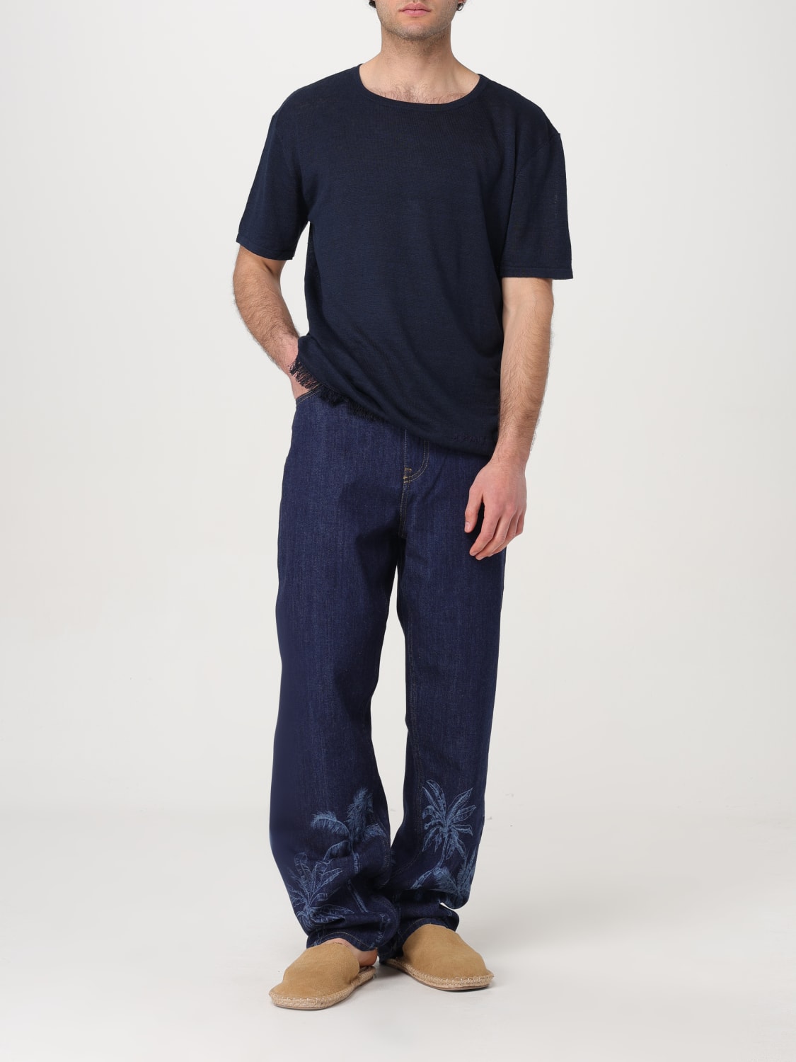 ALANUI JEANS: Jeans herren Alanui, Blau - Img 2