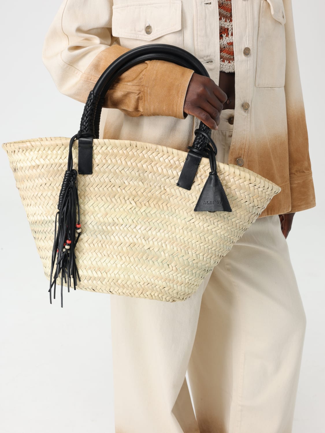 ALANUI BOLSO DE MANO: Bolso de hombro mujer Alanui, Beige - Img 2