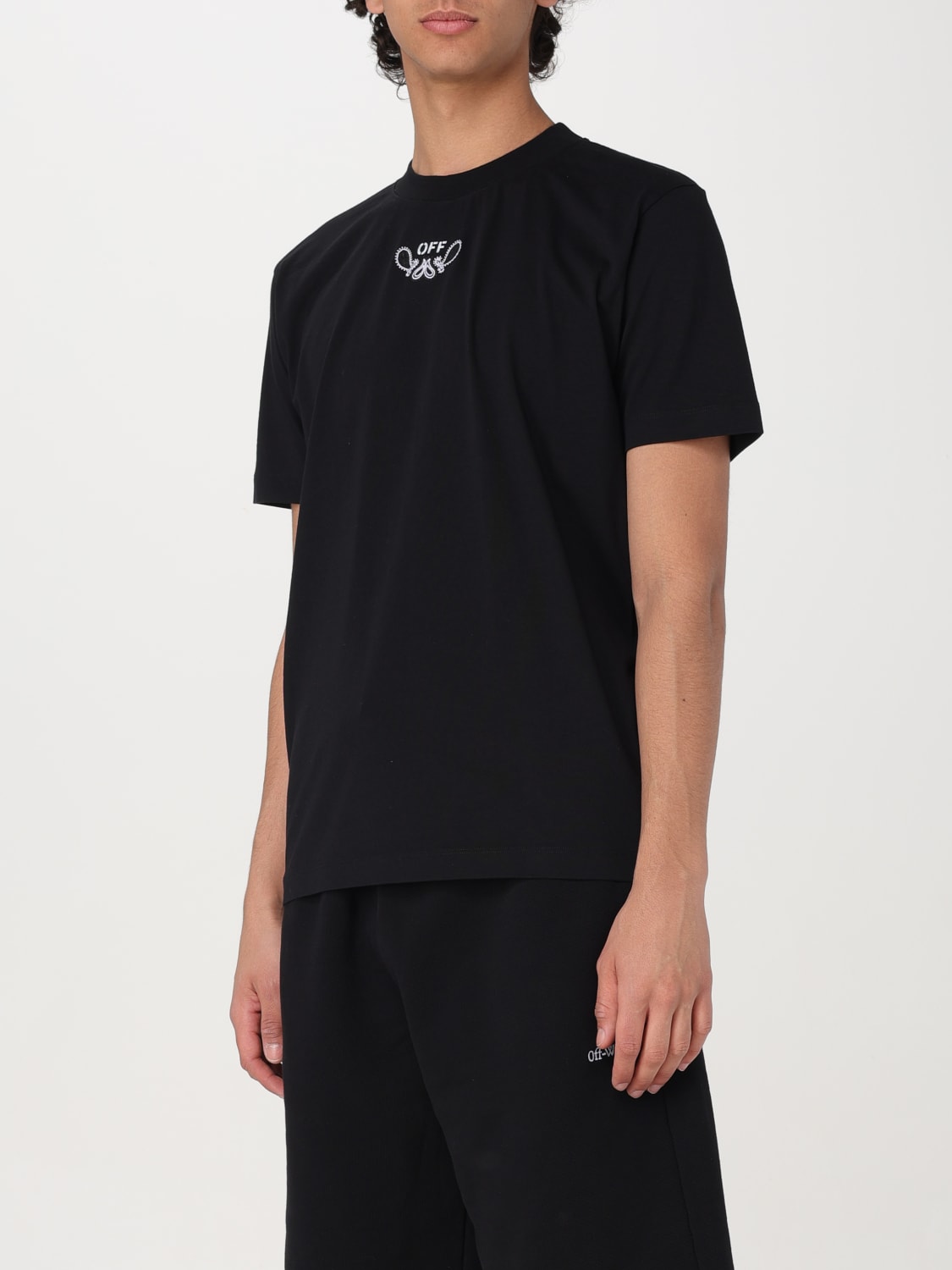 Off-White Outlet: T-shirt men - Black | Off-White t-shirt ...