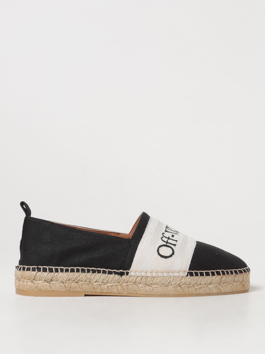 Giglio Espadrillas Off-White in canvas con logo