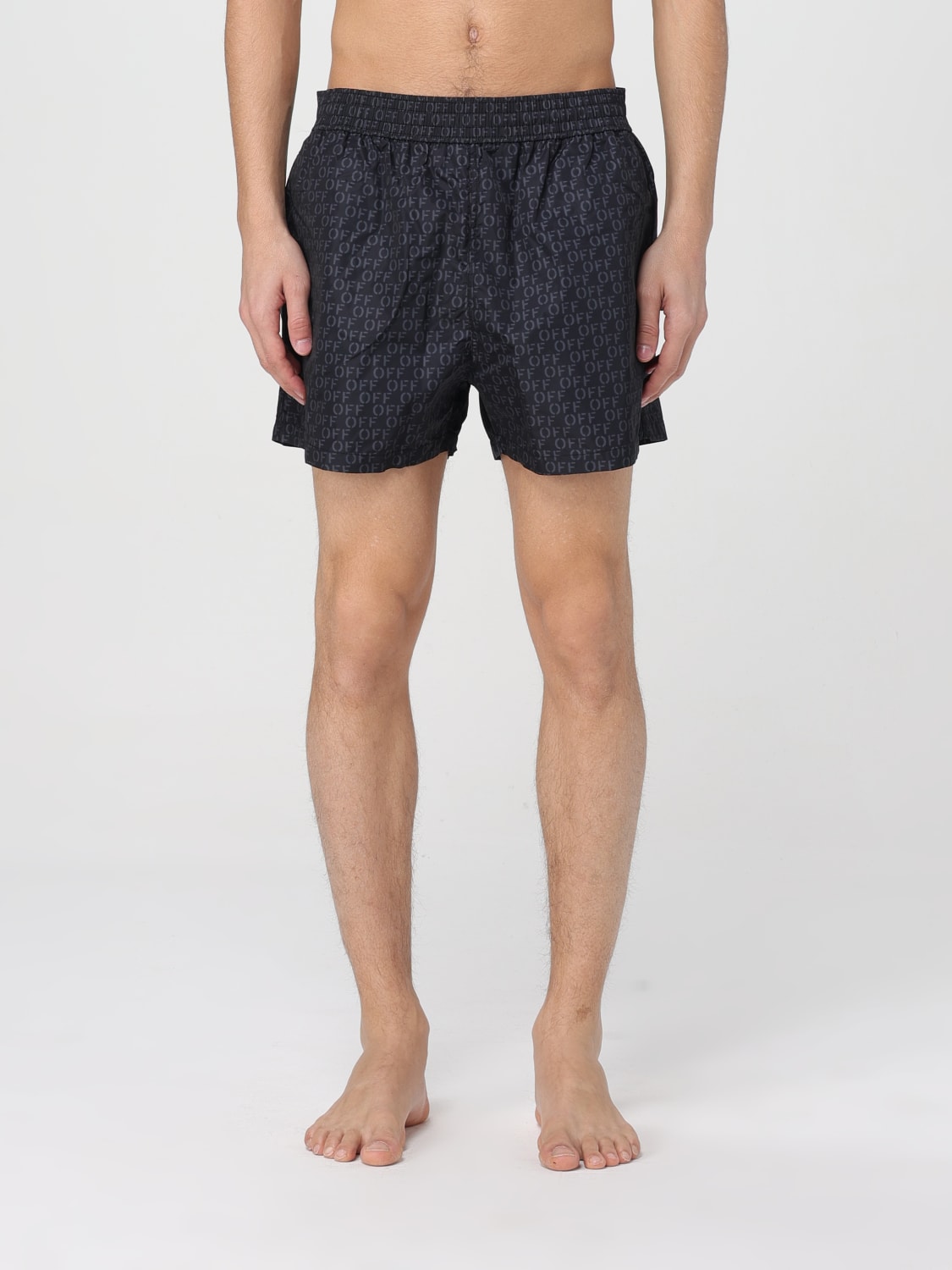 OFF-WHITE BAÑADOR: Bañador hombre Off-white, Negro - Img 1