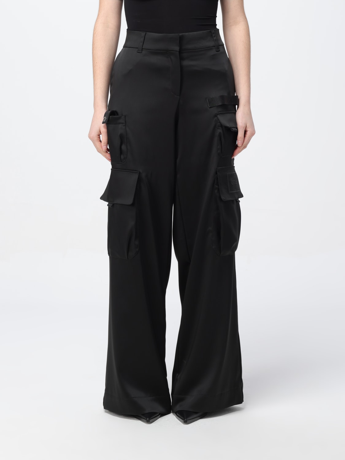 OFF-WHITE PANTS: Pants woman Off-white, Black - Img 1