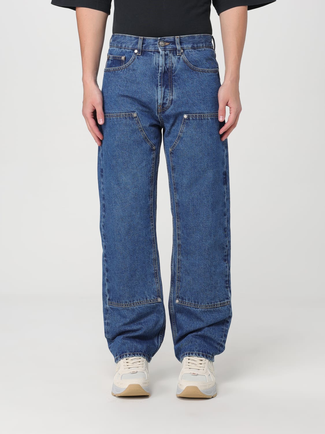 PALM ANGELS: Jeans men - Denim | Palm Angels jeans PMYA043R24DEN004 ...