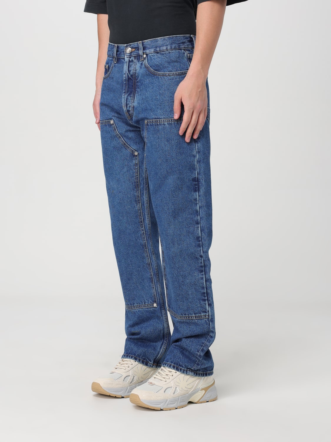 PALM ANGELS: Jeans men - Denim | Palm Angels jeans PMYA043R24DEN004 ...