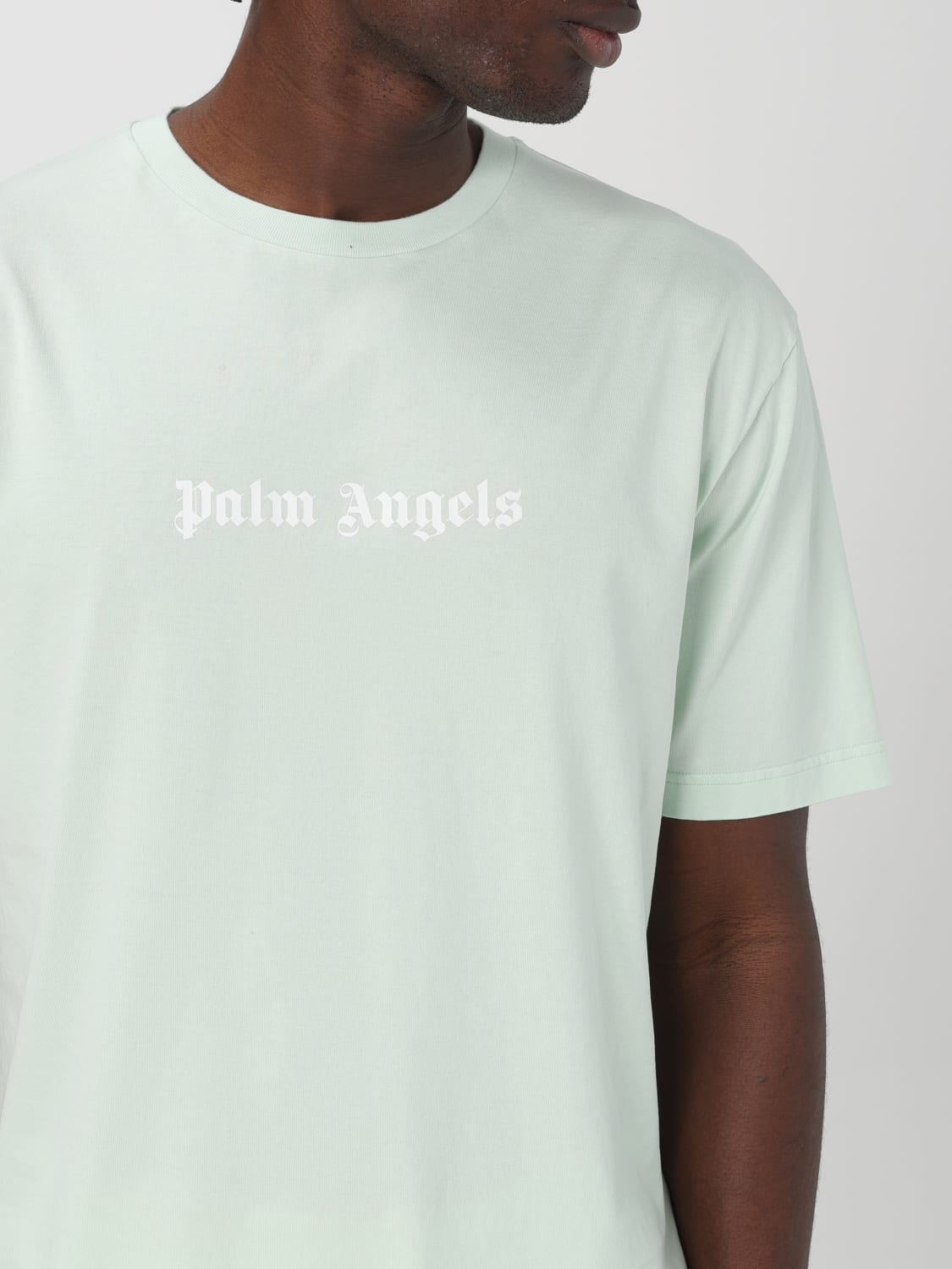 PALM ANGELS T-SHIRT: T-shirt men Palm Angels, Mint - Img 5