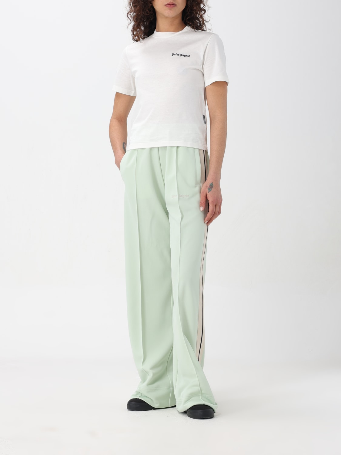 PALM ANGELS PANTALONE: Pantalone donna Palm Angels, Menta - Img 2