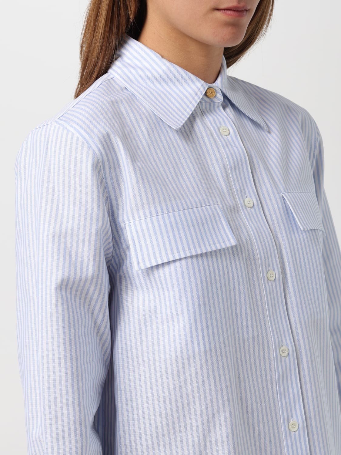 PALM ANGELS CAMICIA: Camicia donna Palm Angels, Blue - Img 5