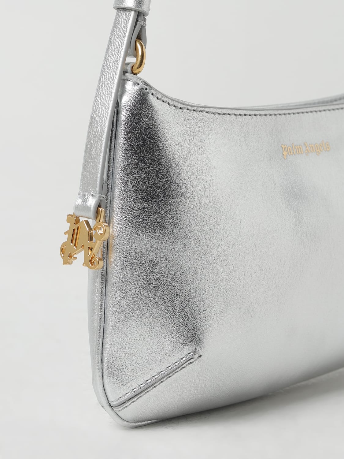 PALM ANGELS SHOULDER BAG: Shoulder bag woman Palm Angels, Silver - Img 3