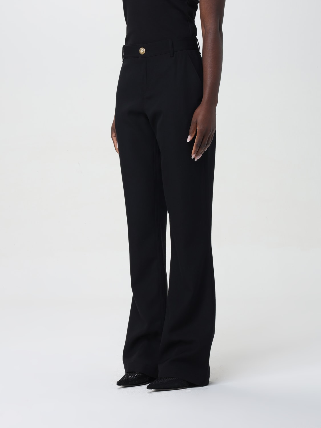 BALMAIN PANTS: Pants woman Balmain, Black - Img 4