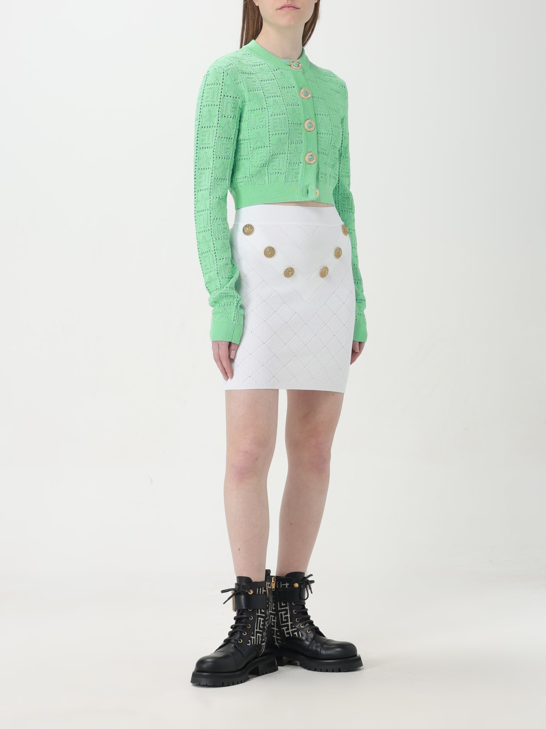 BALMAIN SKIRT: Skirt woman Balmain, White - Img 2