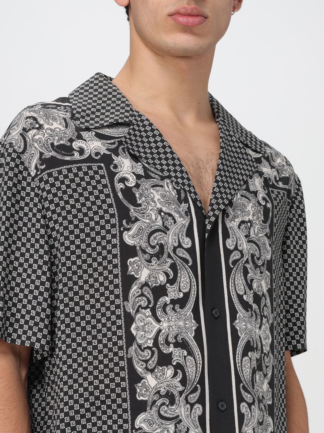 BALMAIN SHIRT: Shirt men Balmain, Black - Img 5