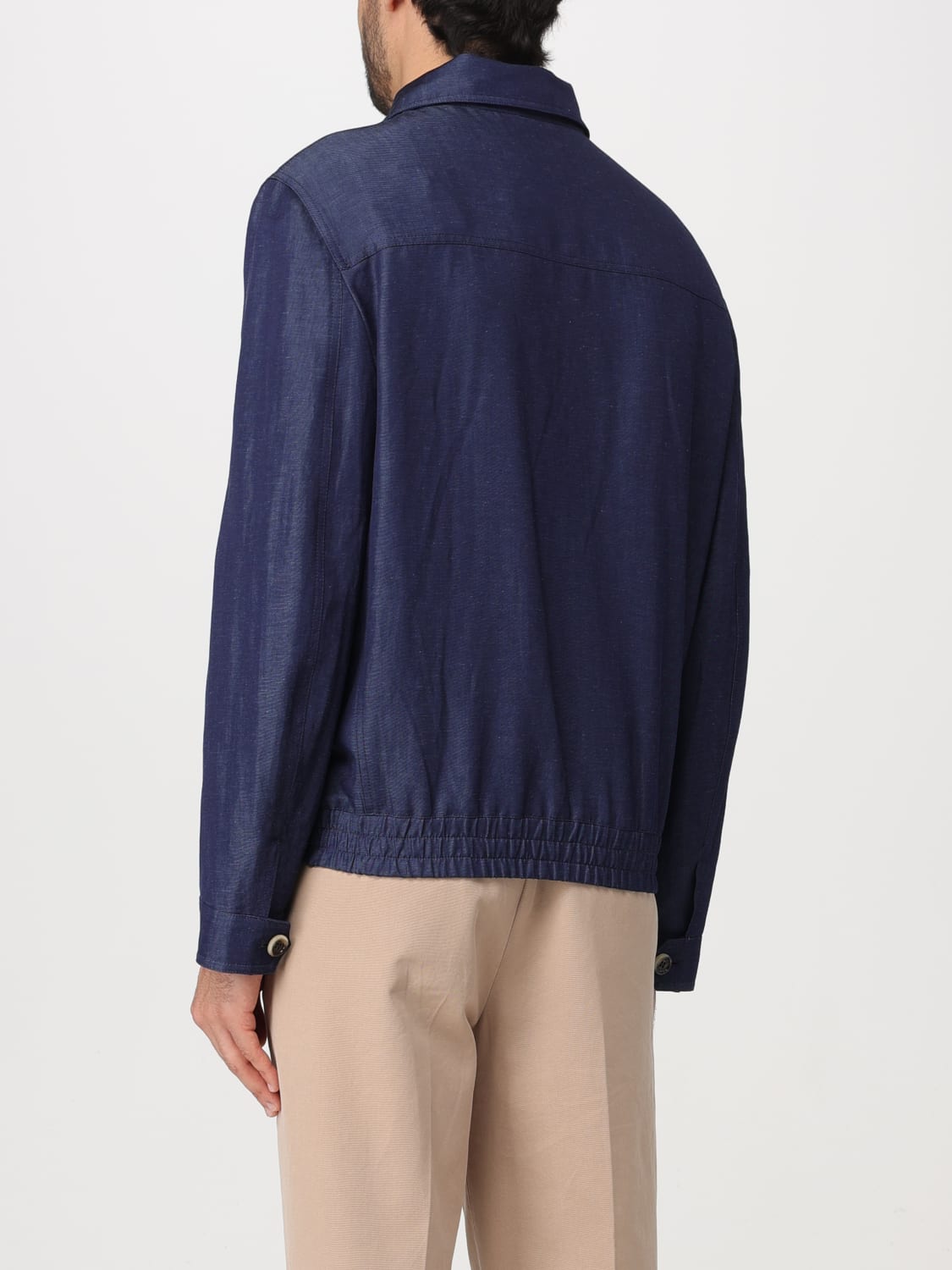 BRUNELLO CUCINELLI JACKE: Jacke herren Brunello Cucinelli, Blau - Img 3