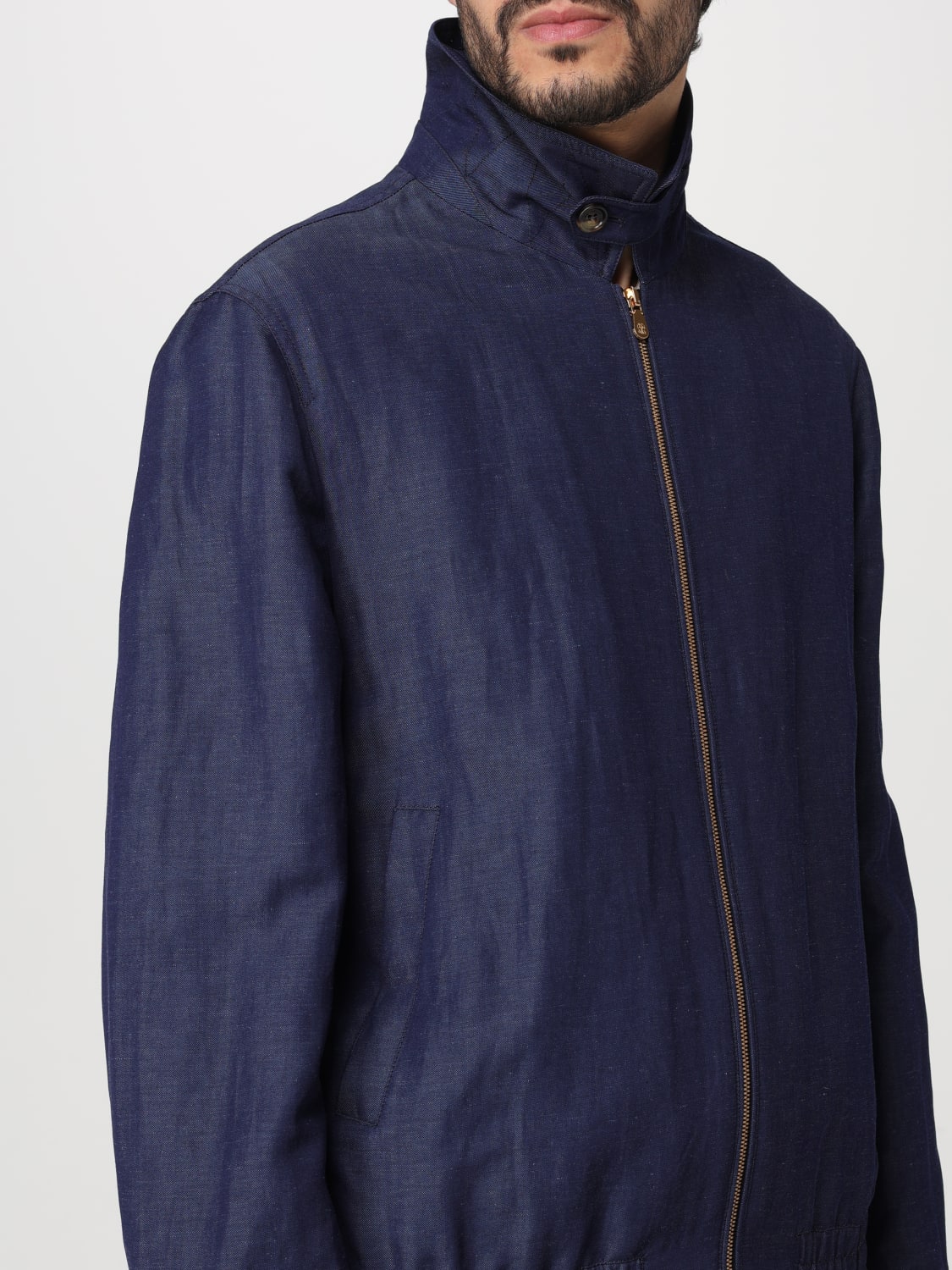 BRUNELLO CUCINELLI JACKE: Jacke herren Brunello Cucinelli, Blau - Img 5