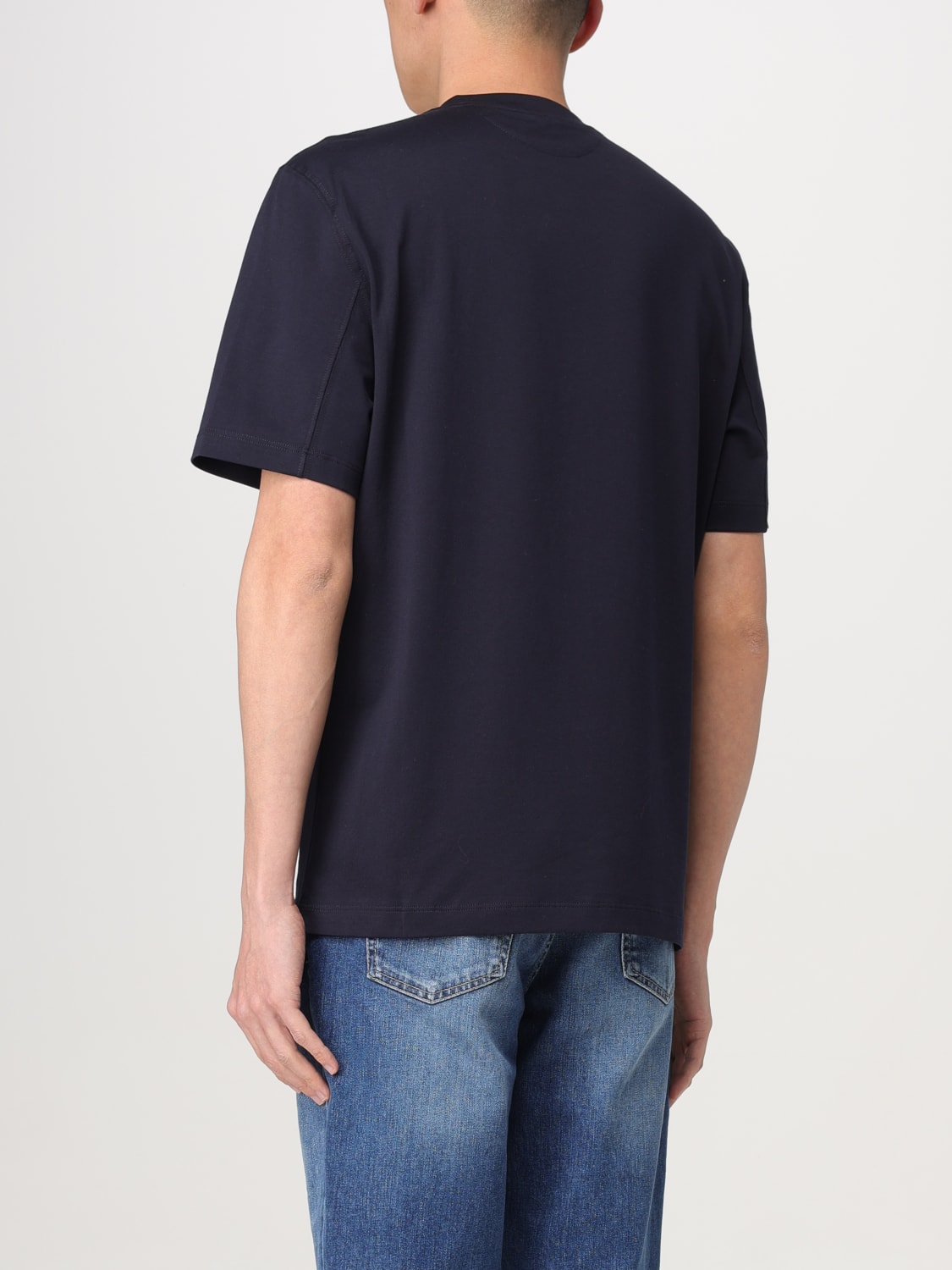 BRUNELLO CUCINELLI jersey polo shirt dark blue | BRAUN Hamburg