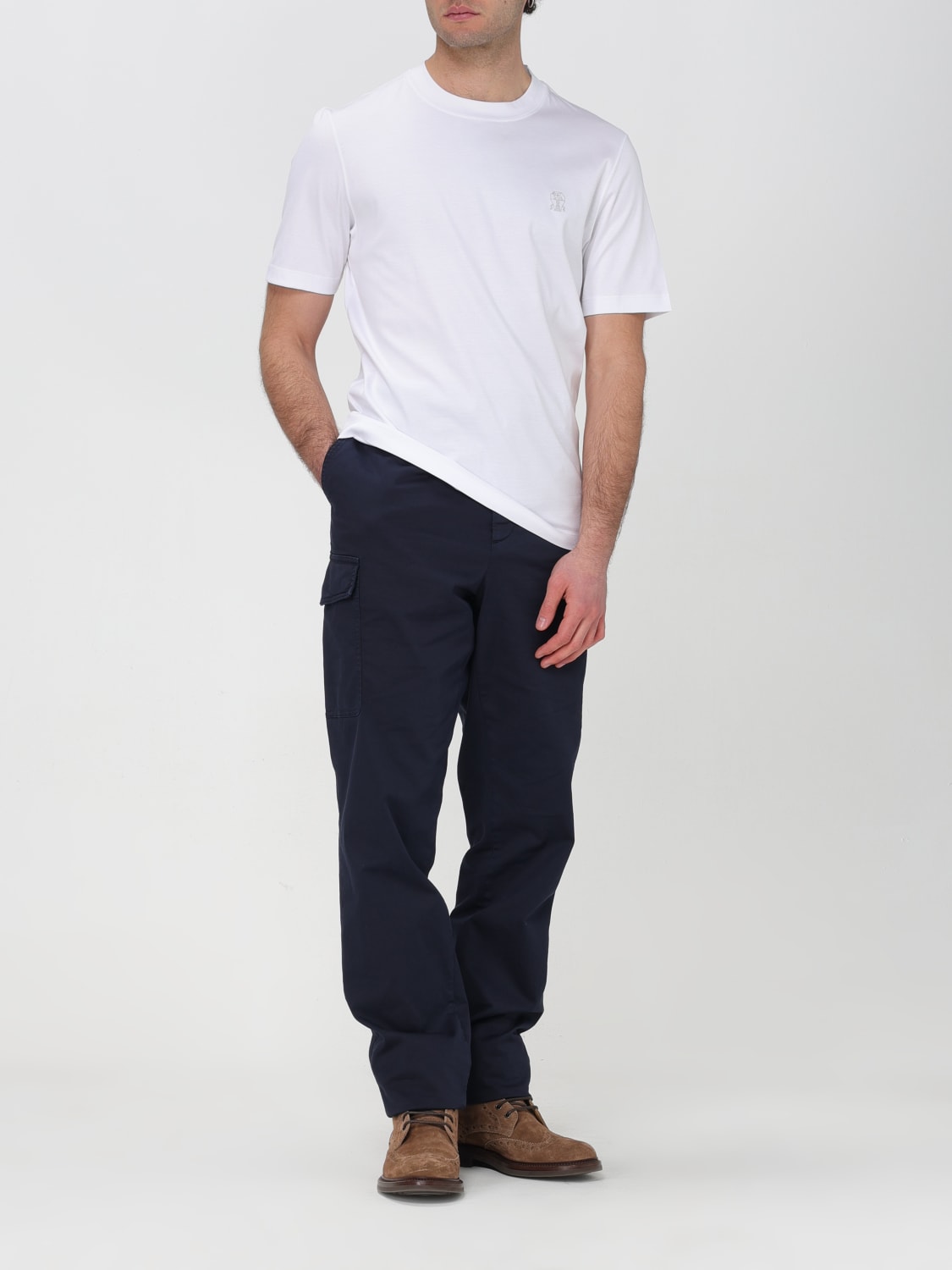 BRUNELLO CUCINELLI T-SHIRT: T-shirt men Brunello Cucinelli, White - Img 2