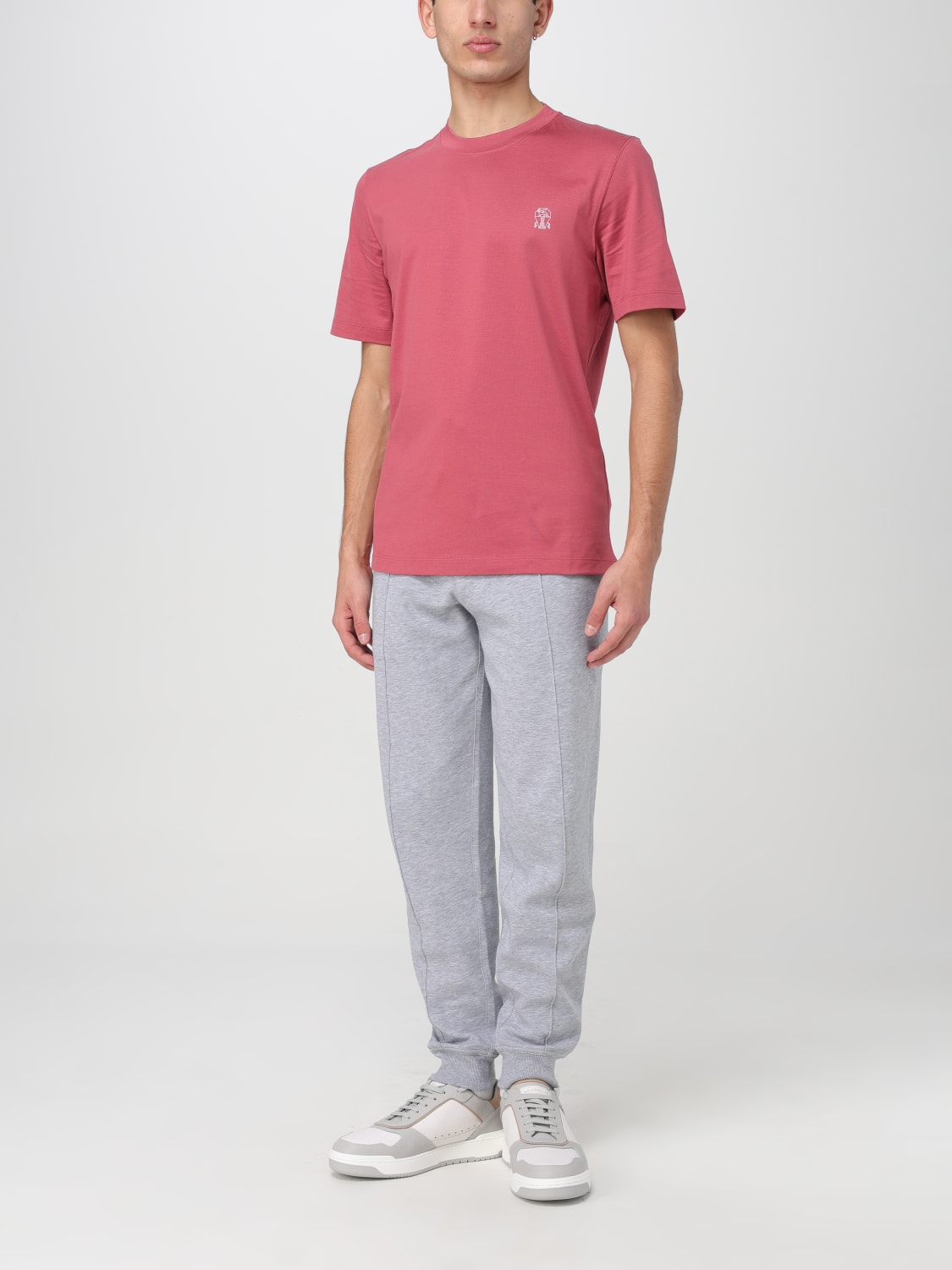 BRUNELLO CUCINELLI T-SHIRT: T-shirt men Brunello Cucinelli, Red - Img 2