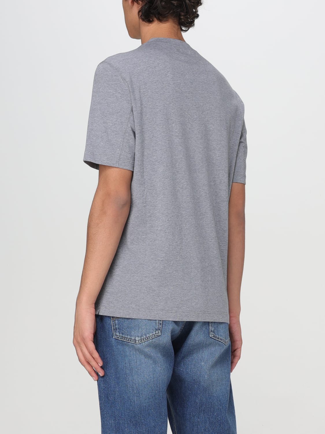 BRUNELLO CUCINELLI T-SHIRT: T-shirt men Brunello Cucinelli, Charcoal - Img 3