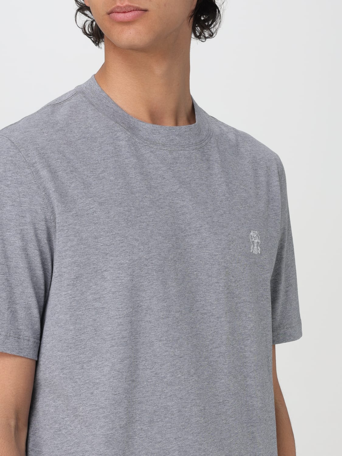 BRUNELLO CUCINELLI T-SHIRT: T-shirt men Brunello Cucinelli, Charcoal - Img 5